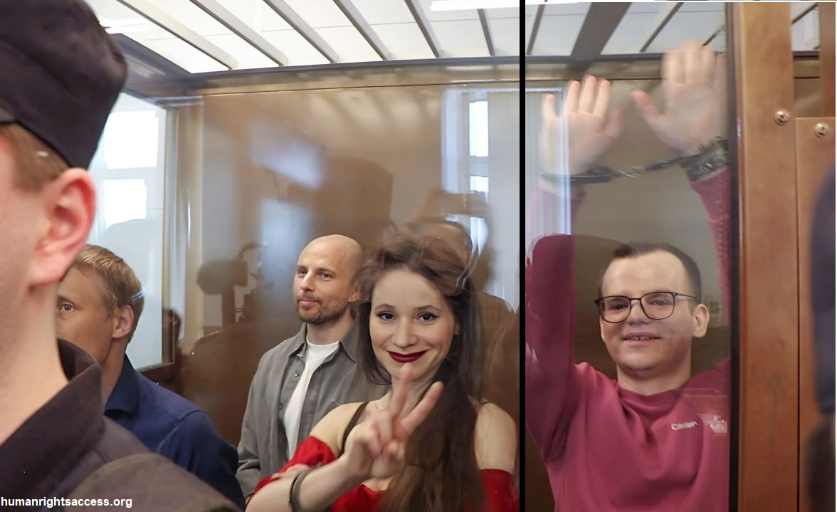 Журналисты Навального на приговоре суда
